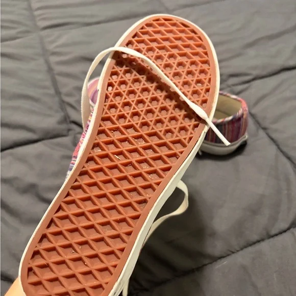 Vans Multicolor Striped Sneakers Size 7 Womens - Picture 4 of 5